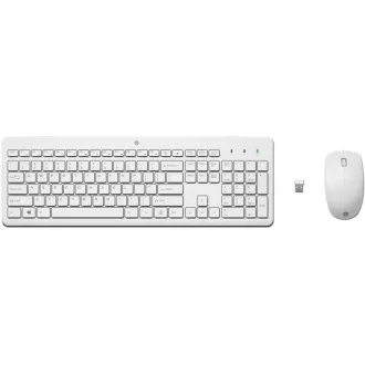 HP 230 Wireless Mouse and Keyboard Combo (White) CZ/SK - bezdrôtová klávesnica a myš