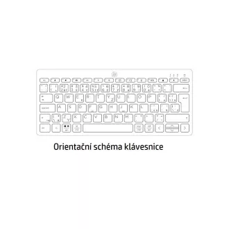 HP 350 BLK Compact Multi-Device Keyboard - klávesnica HP 350 BLK Compact Multi-Device Keyboard - klávesnica