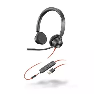 Poly Blackwire 3325 náhlavná súprava, 3.5 mm jack, USB-A, stereo Poly Blackwire 3325 náhlavná súprava, 3.5 mm jack, USB-A, stereo