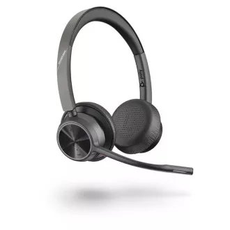 Poly Voyager 4320 bezdrôtová náhlavná súprava, BT700 USB-C adaptér, stereo