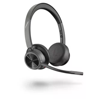 Poly Voyager 4320 bezdrôtová náhlavná súprava, BT700 USB-C adaptér, stereo