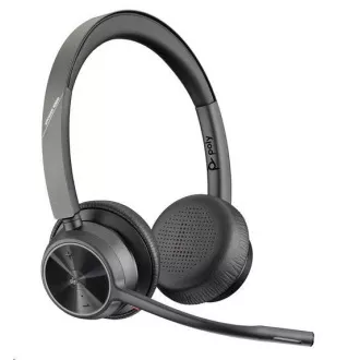 Poly Voyager 4320 MS Teams bezdrôtová náhlavná súprava, BT700 USB-A adaptér, stereo