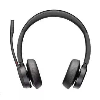 Poly Voyager 4320 bezdrôtová náhlavná súprava, BT700 USB-A adaptér, stereo, nabíjací stojan