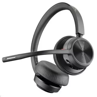 Poly Voyager 4320 bezdrôtová náhlavná súprava, BT700 USB-A adaptér, stereo, nabíjací stojan