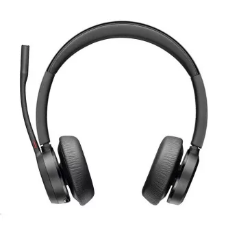 Poly Voyager 4320 bezdrôtová náhlavná súprava, BT700 USB-C adaptér, stereo, nabíjací stojan