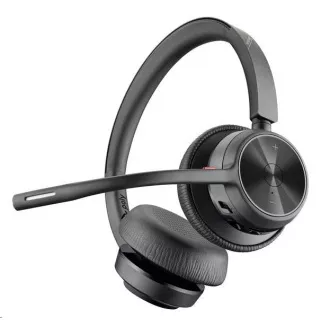 Poly Voyager 4320 bezdrôtová náhlavná súprava, BT700 USB-C adaptér, stereo, nabíjací stojan