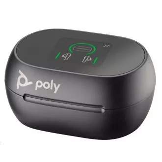 Poly Voyager Free 60+ bluetooth headset, BT700 USB-C adaptér, dotykové nabíjacie púzdro, čierna