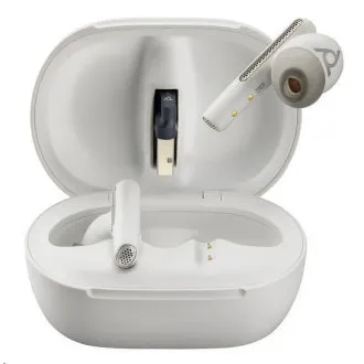 Poly Voyager Free 60+ bluetooth headset, BT700 USB-A adaptér, dotykové nabíjacie púzdro, biela Poly Voyager Free 60+ bluetooth headset, BT700 USB-A adaptér, dotykové nabíjacie púzdro, biela