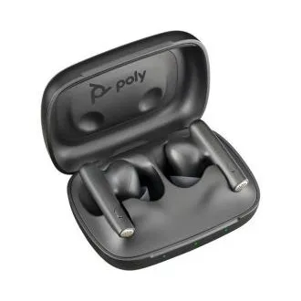 Poly Voyager Free 60 bluetooth headset, BT700 USB-C adaptér, nabíjacie púzdro, čierna