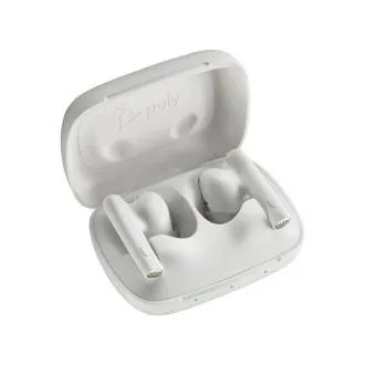 Poly Voyager Free 60 bluetooth headset, BT700 USB-A adaptér, nabíjacie púzdro, biela Poly Voyager Free 60 bluetooth headset, BT700 USB-A adaptér, nabíjacie púzdro, biela
