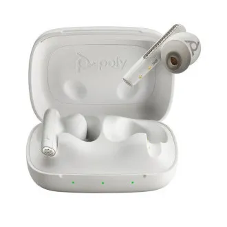 Poly Voyager Free 60 bluetooth headset, BT700 USB-C adaptér, nabíjacie púzdro, biela Poly Voyager Free 60 bluetooth headset, BT700 USB-C adaptér, nabíjacie púzdro, biela