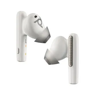 Poly Voyager Free 60 bluetooth headset, BT700 USB-C adaptér, nabíjacie púzdro, biela Poly Voyager Free 60 bluetooth headset, BT700 USB-C adaptér, nabíjacie púzdro, biela