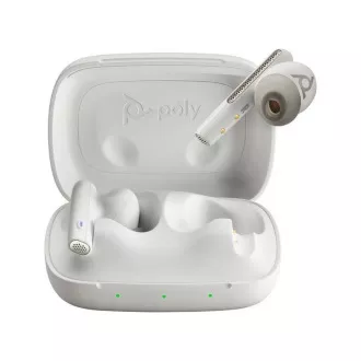 Poly Voyager Free 60 MS Teams bluetooth headset, BT700 USB-C adaptér, nabíjacie púzdro, biela Poly Voyager Free 60 MS Teams bluetooth headset, BT700 USB-C adaptér, nabíjacie púzdro, biela