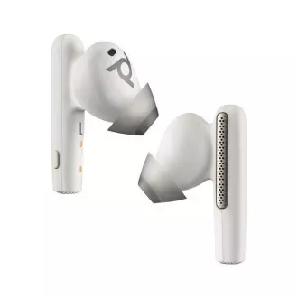 Poly Voyager Free 60 MS Teams bluetooth headset, BT700 USB-C adaptér, nabíjacie púzdro, biela Poly Voyager Free 60 MS Teams bluetooth headset, BT700 USB-C adaptér, nabíjacie púzdro, biela