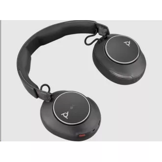 Poly Voyager Surround 80 MS Teams bezdrôtová náhlavná súprava, BT700 USB-C adaptér, USB-C/A adaptér, stereo