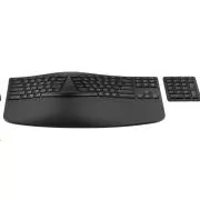 HP 960 Black Ergonomic Wireless Keyboard - bezdrôtová ergonomická klávesnica SK/SK