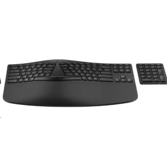 HP 960 Black Ergonomic Wireless Keyboard - bezdrôtová ergonomická klávesnica SK/SK