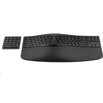 HP 960 Black Ergonomic Wireless Keyboard - bezdrôtová ergonomická klávesnica SK/SK