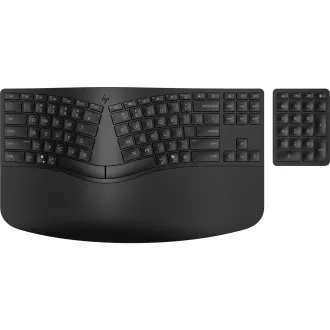 HP 960 Black Ergonomic Wireless Keyboard - bezdrôtová ergonomická klávesnica SK/SK