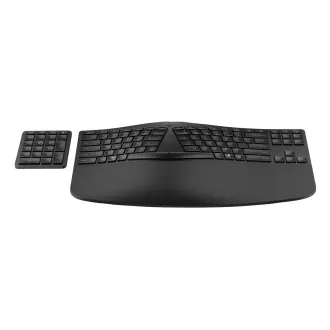 HP 960 Black Ergonomic Wireless Keyboard - bezdrôtová ergonomická klávesnica SK/SK