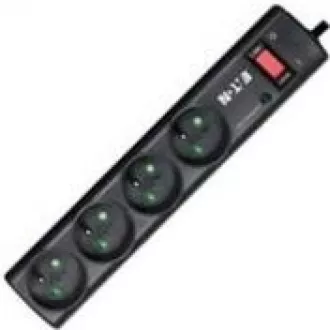 Eaton Protection Strip 4 FR, prepäťová ochrana, 4 zásuvky, 1m