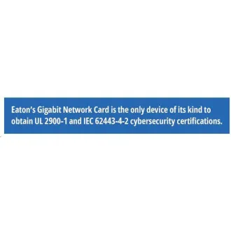 Eaton Komunikačná karta M3 MS Web/SNMP Gigabit (pre 5P, 5PX, 9PX, 9SX, 9E, 93PS, 93PM, 93E)
