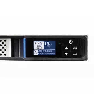 Eaton 5P 850i Rack1U, gén2, UPS 850VA/680W, 4 zásuvky IEC C13, LCD