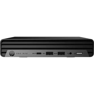 HP PC Mini 400G9 i3-14100T, 1 x 8 GB DDR5, 512 GB M.2, Intel HD 2 x DP + HDMI, WiFi 6 + BT, usb kl. myš, 90W, FDOS, 3y onsite
