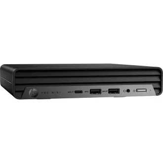 HP PC Mini 400G9 i3-14100T, 1 x 8 GB, 512 GB M.2 NVM, Intel HD 2 x DP + HDMI, WiFi 6 E + BT, usb kl. myš, 90W, Win11Pro, 3y onsite