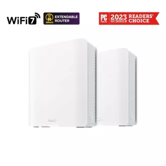 ASUS ZenWifi BT8 2-pack, WiFi7 Extendable Router, AiMesh, 1x WAN, 3x LAN, 1x 3.0 ASUS ZenWifi BT8 2-pack, WiFi7 Extendable Router, AiMesh, 1x WAN, 3x LAN, 1x 3.0