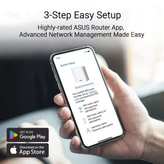 ASUS ZenWifi BD4 2-pack, WiFi7 Extendable Router, AiMesh, 2x WAN/LAN
