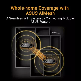 ASUS Herný Router TUF-BE9400 3-pásmový WiFi7 Router, 1x WAN, 3x LAN, AiMesh ASUS Herný Router TUF-BE9400 3-pásmový WiFi7 Router, 1x WAN, 3x LAN, AiMesh