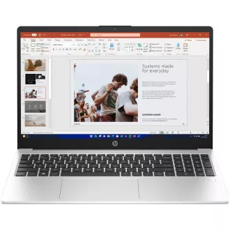 HP NTB 250R G10 C5-120U 15.6 FHD 300, 1x16 GB, 512 GB, WiFi ax, BT, FpS, Win11Pro 3y onsite