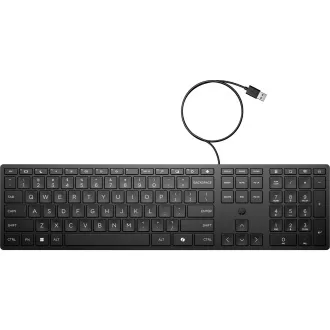 HP Wired 320K keyboard (anglická) klávesnica HP Wired 320K keyboard (anglická) klávesnica
