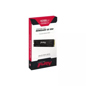 Kingston FURY RENEGADE G5 SSD 4TB M.2 2280 NVMe PCIe 5.0 (R 14800MB/s; W 14000MB/s)