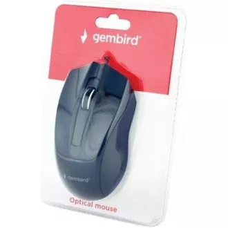 GEMBIRD myš MUS-3B-01, drôtová, optická, 1000 dpi, USB, čierna