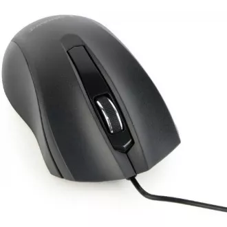 GEMBIRD myš MUS-3B-01, drôtová, optická, 1000 dpi, USB, čierna