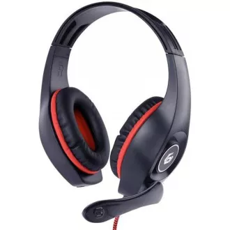 GEMBIRD slúchadlá s mikrofónom GHS-05-O, gaming, čierno-oranžová, 1x 4-pólový 3, 5mm jack GEMBIRD slúchadlá s mikrofónom GHS-05-O, gaming, čierno-oranžová, 1x 4-pólový 3, 5mm jack