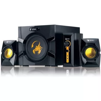 GENIUS reproduktory GX GAMING SW-G2.1 3000 Ver.II, 2.1, 80W, čierna GENIUS reproduktory GX GAMING SW-G2.1 3000 Ver.II, 2.1, 80W, čierna