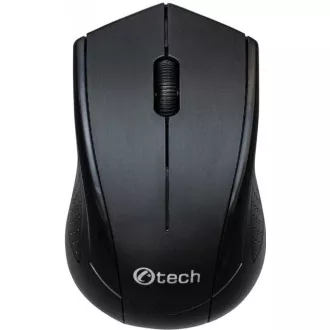 C-TECH myš WLM-07, bezdrôtová, 1200DPI, 3 tlačidlá, USB nano receiver, čierna
