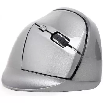 GEMBIRD myš MUSW-ERGO-01, vertikálna, bezdrôtová, USB receiver, čierna