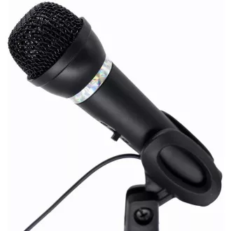 GEMBIRD mikrofón na stôl MIC-D-04, HQ, čierna GEMBIRD mikrofón na stôl MIC-D-04, HQ, čierna