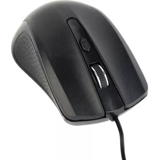 GEMBIRD myš MUS-4B-01, drôtová, optická, 1200 dpi, USB, čierna