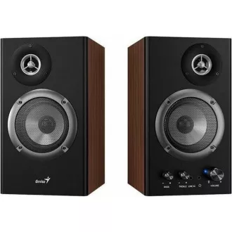 GENIUS repro SP-HF1200B, 2.0, 36W, drevené, čierna-hnedá