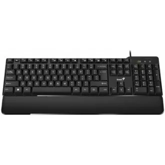 GENIUS klávesnica KB-100XP, Drôtová, Ergo predložka, USB, CZ+SK layout GENIUS klávesnica KB-100XP, Drôtová, Ergo predložka, USB, CZ+SK layout