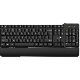 GENIUS klávesnica KB-100XP, Drôtová, Ergo predložka, USB, CZ+SK layout GENIUS klávesnica KB-100XP, Drôtová, Ergo predložka, USB, CZ+SK layout