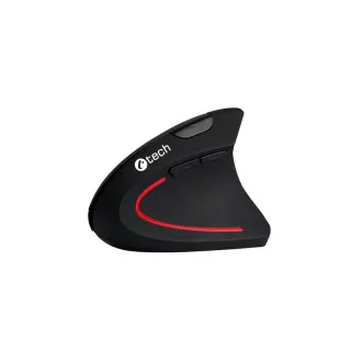 C-TECH myš VEM-09C, vertikálna, 6 tlačidiel, čierna, USB