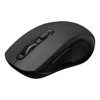 C-TECH myš Dual mode WLM-12BK, bezdrôtová, 1600DPI, 6 tlačidiel, čierna, USB nano receiver