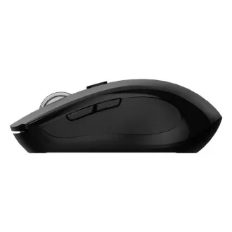 C-TECH myš Dual mode WLM-12BK, bezdrôtová, 1600DPI, 6 tlačidiel, čierna, USB nano receiver