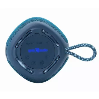 GEMBIRD Repro SPK-BT-LED-03-B, Bluetooth, 5W, RGB LED podsvietenie, modrá